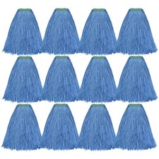 Matthew Cleaning 20oz 12Pack Cotton Floor Mop,Cotton Looped-Open String Heavy...