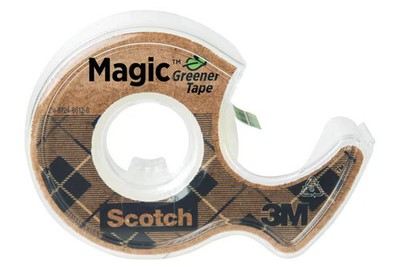 Scotch  Magic Greener Tape 123, 3/4 in x 600 in (19 mm x 15