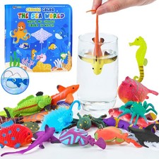 Color Changing Mold Free Bath Toys for Toddlers Kids, Color Change Sea Creatures