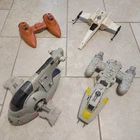 VINTAGE Lot of Star Wars Vehicles - Check out Photos!