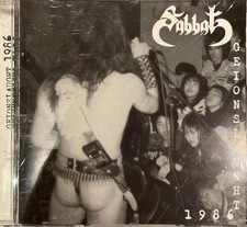 Sabbat Geionslaught 86 CD Japanese Thrash Metal Live Rare