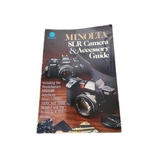 Minolta SLR Camera Accessory Guide - Paperback - Good