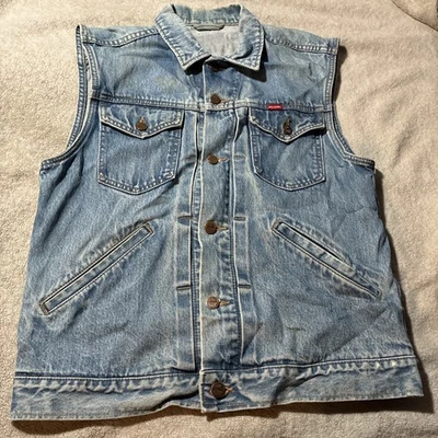 80’s 90’s Vintage Big John Denim Jacket Vest Type 2 Style 40 Japan - Image 1 of 4