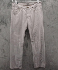 Citizens Of Humanity Syd Jeans Mens 32x31 White Denim Straight Leg Light Wash