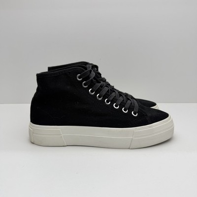 Vagabond Shoemakers Hi-Top Trainers Sneaker Schwarz Herren Weiße Sohle EU 36 UK 3
