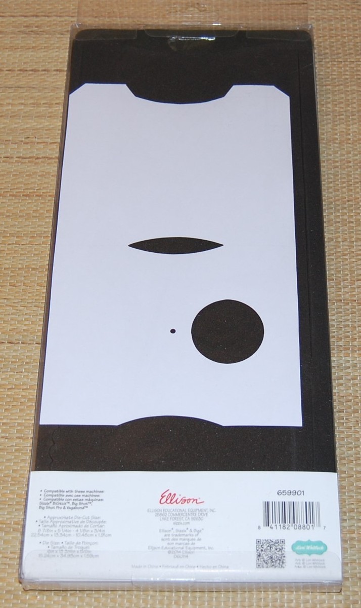 Sizzix Bigz Card , Wheel Die Cutting NEW Lori Whitlock 659901 #D1