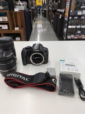 Canon EOS Kiss X2 DSLR Camera Kit 18-55mm 55-250mm Zoom Used