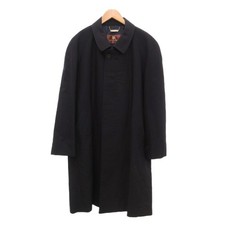Pierre Balmain Men's Wool  Steel Collar Coat Dark Navy Size 5 Overall Elegant A