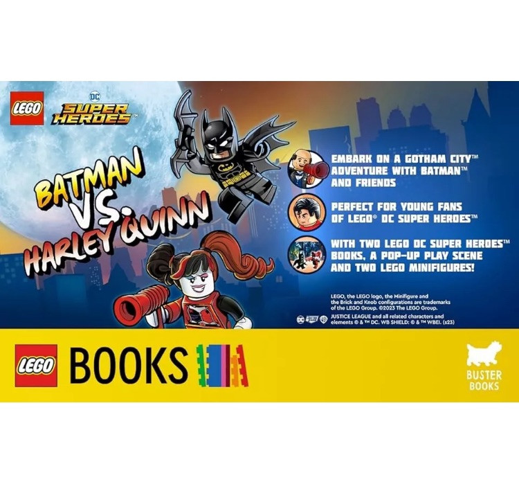 NEW LEGO DC Super Heroes: Batman vs Harley Quinn with mini