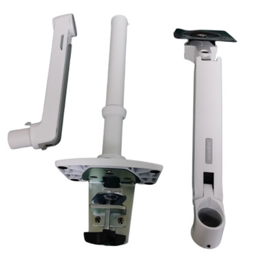 Ergotron LX Premium Single Monitor Desk Mount Up to 34 inches, 7-25lbs, White