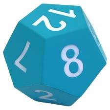 KES3220 Kessler Corporation Giant Foam Dice: d12 Blue