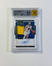 2021 ONE STEPHEN CURRY PATCH AUTO /10 GOLD BGS 8.5 AUTO 10 WARRIORS AUTOGRAPH