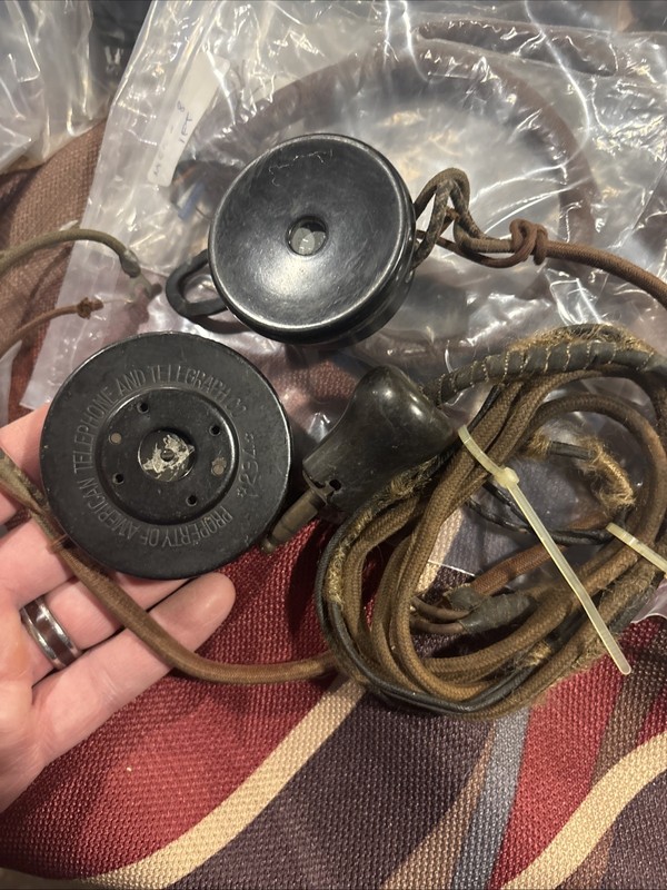 Telegraph Headset Parts Vintage Kellogg & Sons Chicago USA