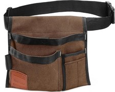 6-Pocket Single Side Tool Belt Pouch/Utility Belt/Work Apron for Carpenter an...