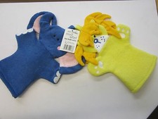 Small Safari Bathtime Fun Play Toy Flannel Sponge Cloth Puppet Character