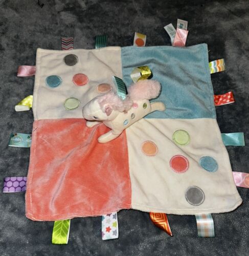 Mary Meyer Taggies Polka Dots Painted Horse Pony Security Blanket Lovey Satin