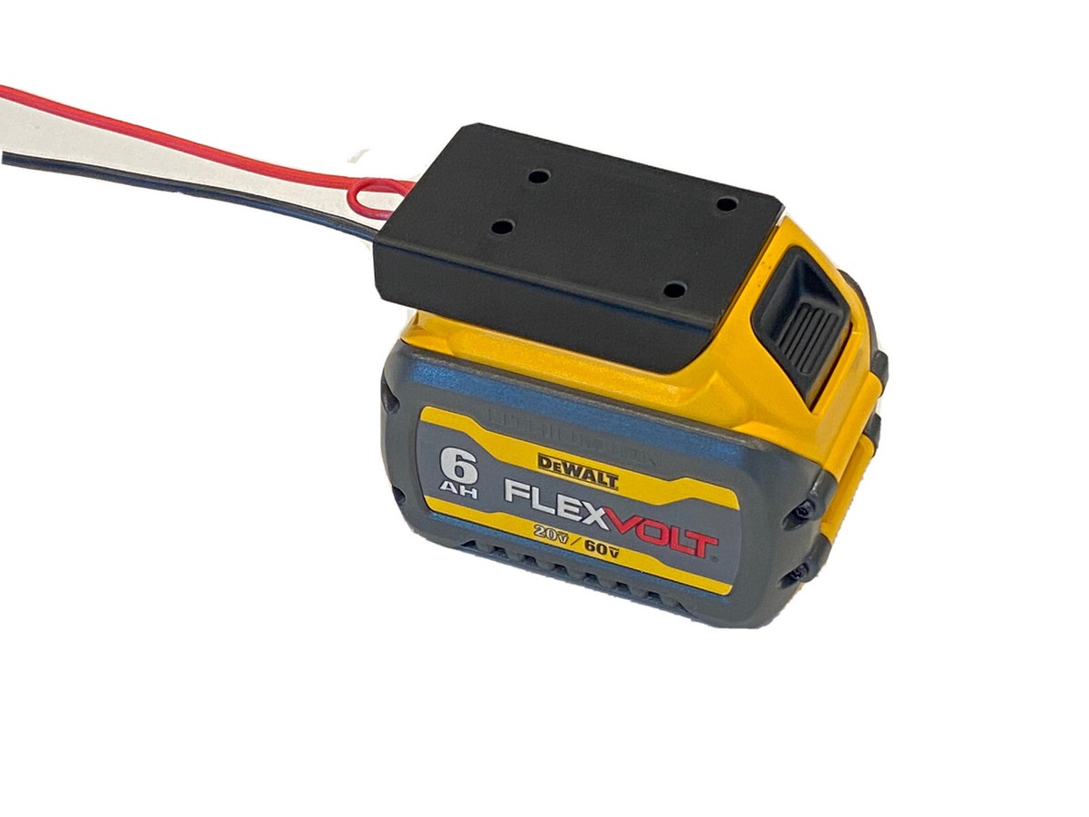 Dewalt 60V FLEXVOLT 20V battery mount connector dock adapter USA