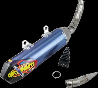 FMF 4.1 RCT Slip On Exhaust An Ti CF End Cap For Husqvarna FX350 19-22