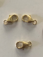 Lobster clasp,Gold filled 14kt Lobster clasp 12x7.5mm 10pcs with open jump ring.
