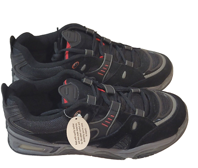 NEW in BOX Cross Trekkers #13343 Black Suede Mesh Shoes Sneakers