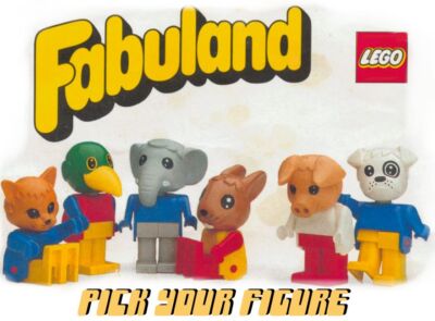 Lego Fabuland Figuren und Sets Vintage 70er / 80er Jahre - Figur oder Set aussuchen