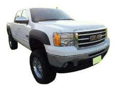 Fender Flares Set Smooth Fits 2007-2013 GMC Sierra Smooth Black Paintable