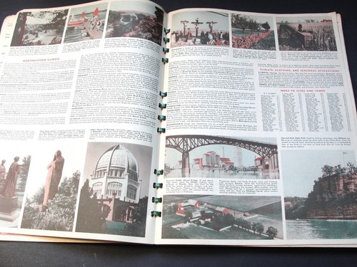 Conoco Oil Co.-Gas/Oil Ads-Touraide Travel Guide Maps-1946 Spiral Bound Booklet. - Picture 4 of 13