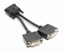 PNY DMS-59 LFH-59 to Dual DVI Adapter Cable Dual Monitor Y Splitter T3FCM02022-R