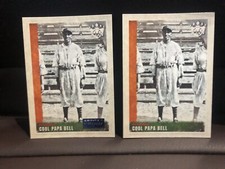 2022 Diamond Kings Artist Proof Cool Papa Bell #62 & Base Card #62 Pirates