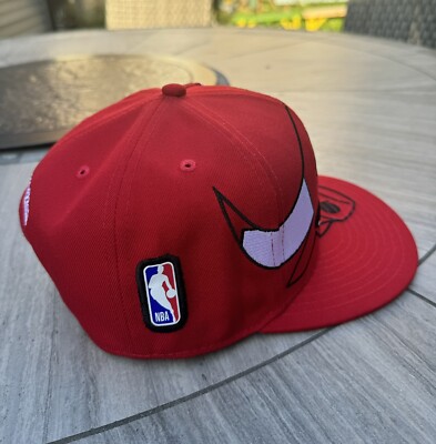 Mitchell & Ness Chicago Bulls Big Logo Team Red Ground Adjustable