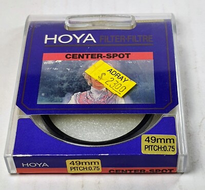 49mm Hoya Center Spot CS Lens Filter Japan Genuine New Round Clear Center-Spot