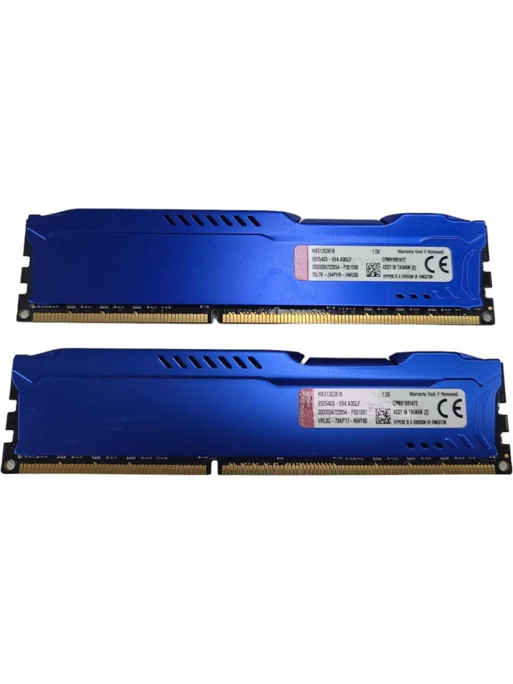 LOT OF 2 HYPERX FURY HX313C9F/8 1.5V - Image 4 of 4