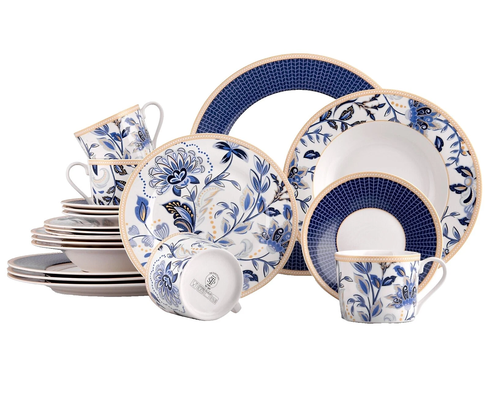 Floral Plate Porcelain Dinner Service Sets