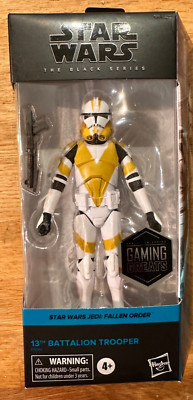 STAR WARS BLACK SERIES 13th BATTALION TROOPER JEDI FALLEN ORDER GAMESTOP