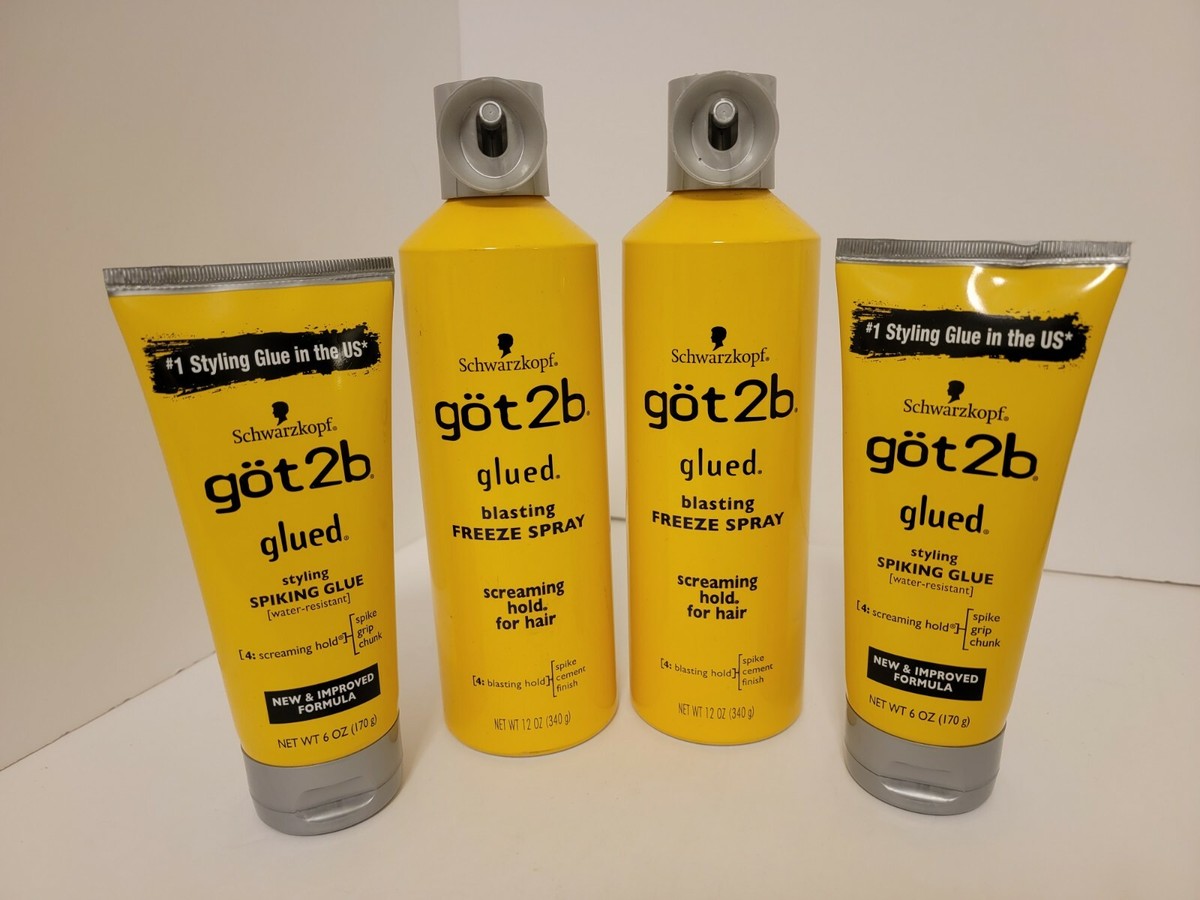 Got2b Glued (2) Blasting Freeze Hair Spray-12oz. And (2 