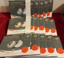 15 x 10 Euro 2019 - 2021 Deutschland PP LUFT BEWEGT je ADFGJ Polierte Platte TOP