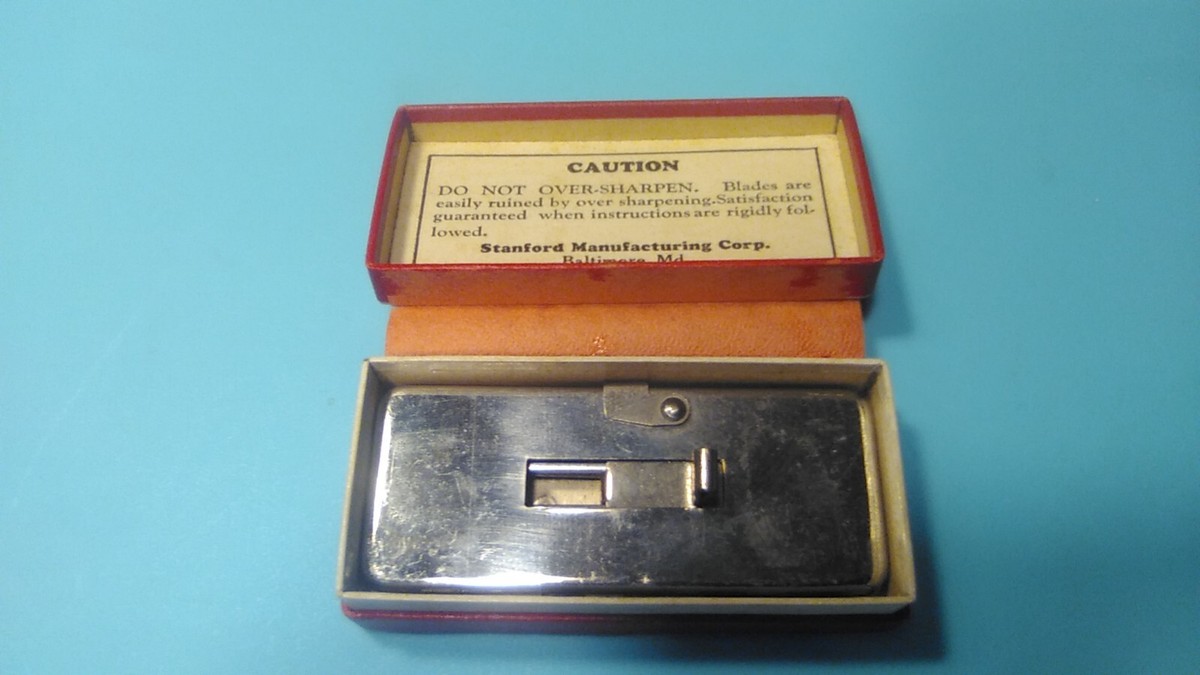 Stanford Double Edge Razor 5 Second Sharpener, Box, Paper Stanford Double Edge Razor 5 Second Sharpener, Box, Paper