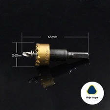 12mm-60mm HSS Hole Saw Drill Bit Titanium Metal Alloy Cutter for Stainless Steel