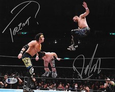 Rocky Romero & Trent Beretta Signed 8x10 Photo BAS COA New Japan Pro Wrestling 9