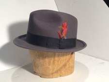 Vintage Bollman Fedora Hat Size 7-1/8