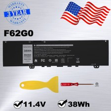 F62G0 Battery for Dell Inspiron 13 7000 2in1 7373 7386 7370 7380 5370 RPJC3 38Wh