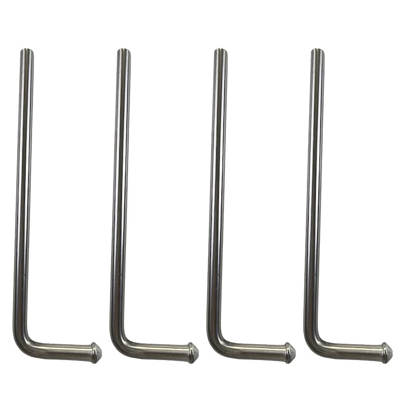 4 PCS Universal Exhaust Hanger 10inch Length, 0.47" Rod Stainless Steel Swinging Foto 4 de 4