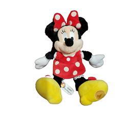 Original Authentic Walt Disney World Disneyland stuffed toy Minnie Mouse 11"