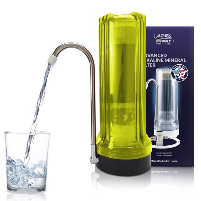 APEX MR1050 5Stage Carbon Alkaline pH+ Purifier Countertop Water