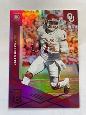 2020 Panini Chronicles Draft Picks Elite Rookies Purple /25 Jalen Hurts #14 RC