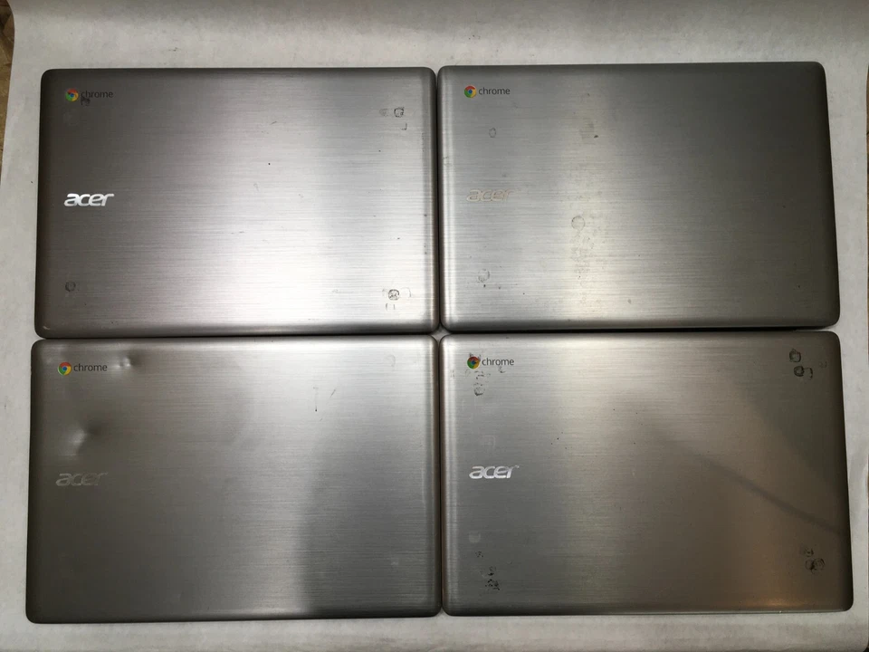 Lote de 7 Acer Chromebook CB3 431 C99D Problemas de alimentación Pantallas dañadas para piezas - FT Foto 3 de 4