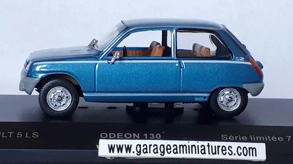 RENAULT R5 LS BLEU 1974 ODEON REF 130 ECHELLE AU 1/43 EME COLLECTION - Photo 3/4
