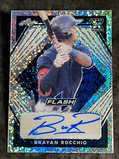2021 Leaf FLASH ROOKIE SPECKLE REFRACTOR AUTO Brayan Rocchio 90/99