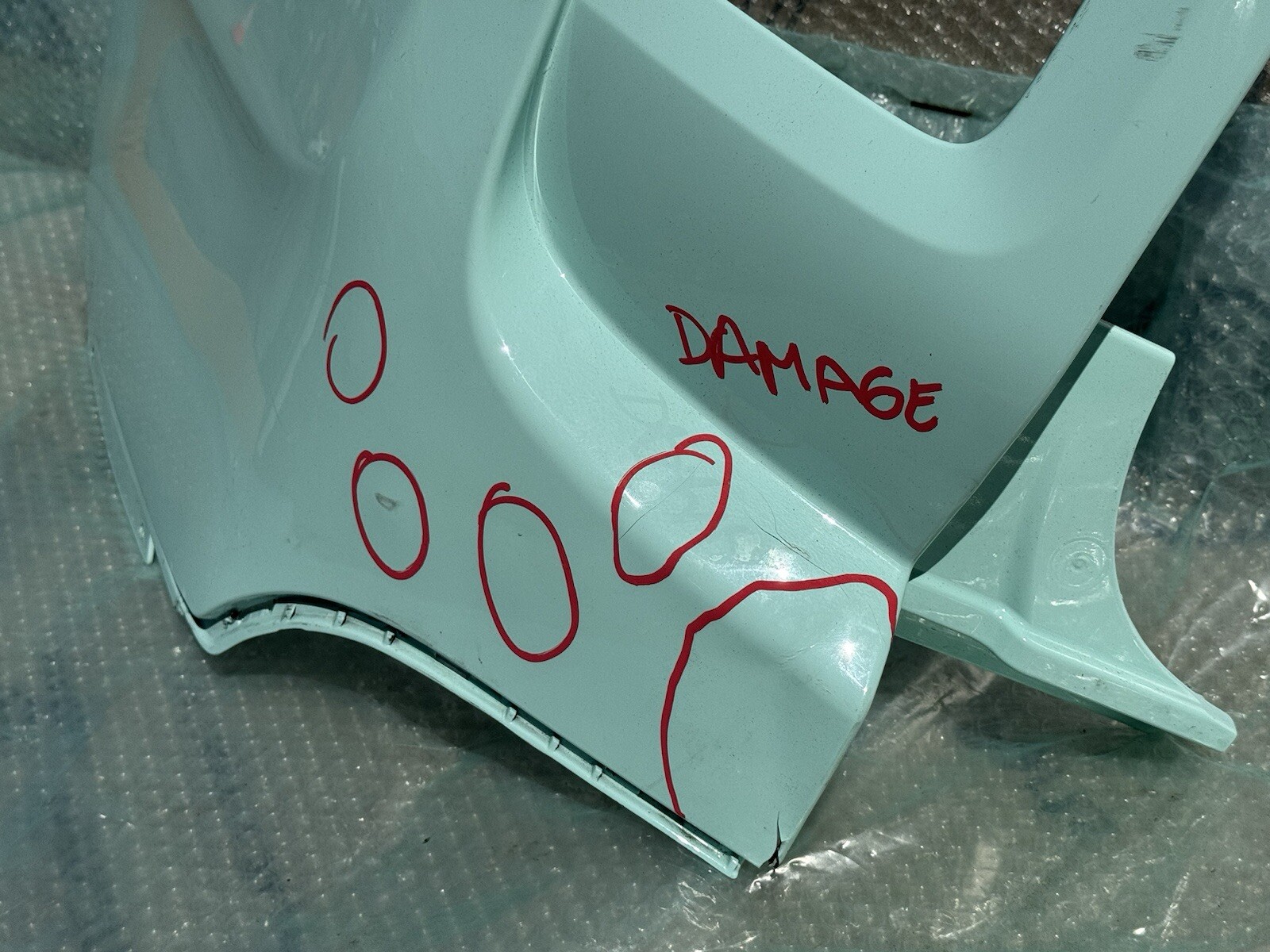 2019-2024 ROLLS-ROYCE CULLINAN LEFT REAR BUMPER END PANEL OEM USED