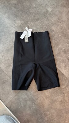 Intimissimi Raw-Cut Microfiber Shorts Shape Control Sculpting Black S